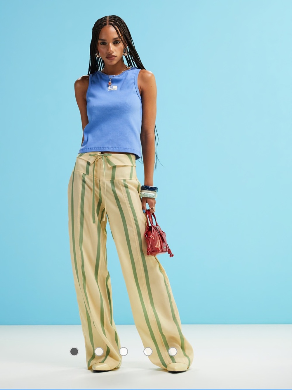 Laagam Striped Pant NWOT XS/32